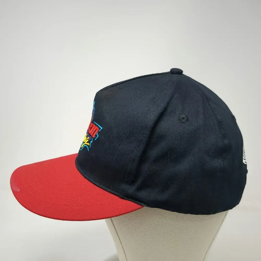 Snap-on Snapback Hat Black Red One Size Racing Tools Embroidered Licensed Logo